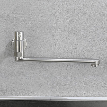 Grifo giratorio de acero inoxidable para montaje en pared – Llenador de ollas monomando para cocina