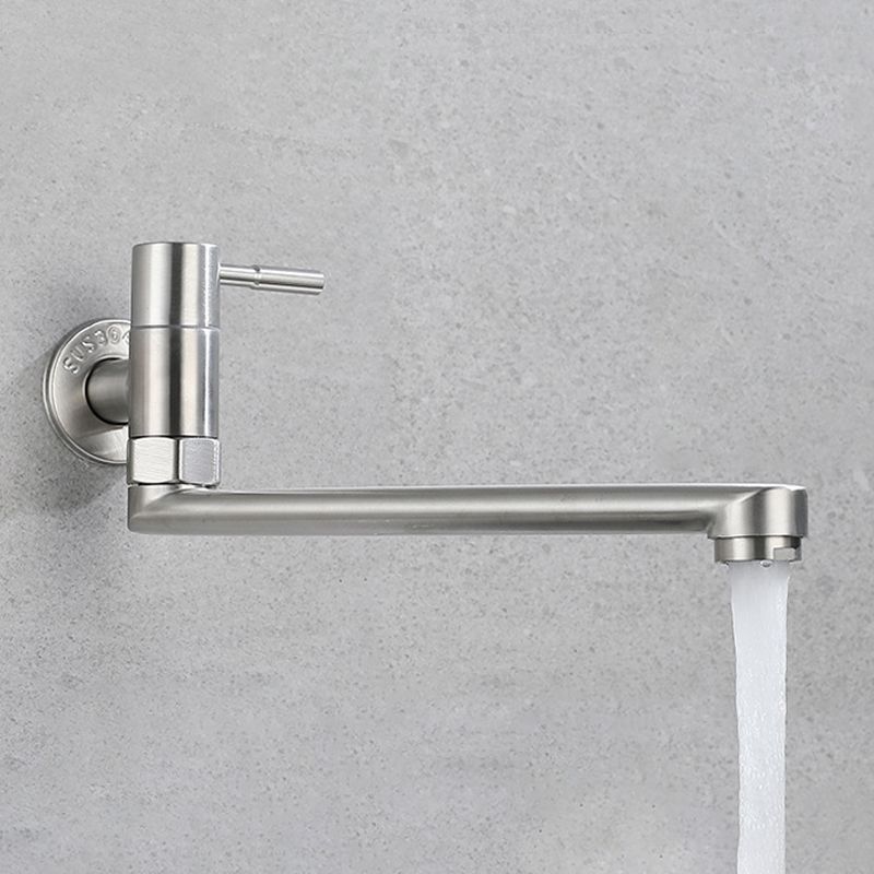 Grifo giratorio de acero inoxidable para montaje en pared – Llenador de ollas monomando para cocina