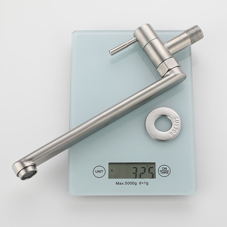 Grifo giratorio de acero inoxidable para montaje en pared – Llenador de ollas monomando para cocina