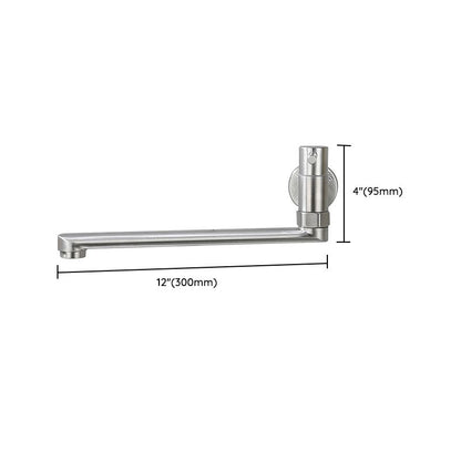Grifo giratorio de acero inoxidable para montaje en pared – Llenador de ollas monomando para cocina