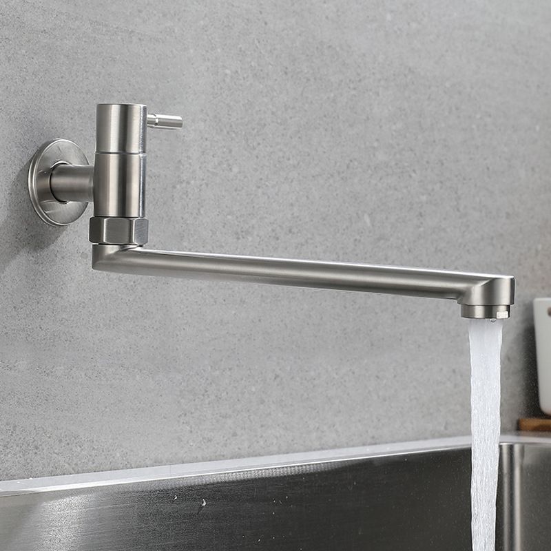 Grifo giratorio de acero inoxidable para montaje en pared – Llenador de ollas monomando para cocina