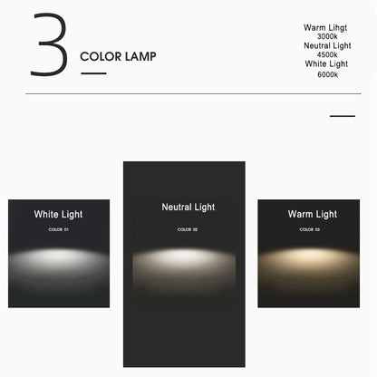 Scandinavian Wood Accent LED Ceiling Light Flush Mount Indoor • Modern Minimalist Design for Bedroom Living Room • Integrated High Lumen