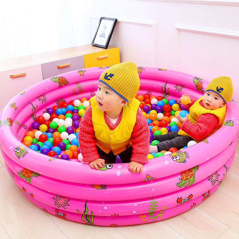 Ortekor Summer Fun | Inflatable Kiddie Pool with Colorful Maritime Design | Safe & Spacious Water Play for Kids