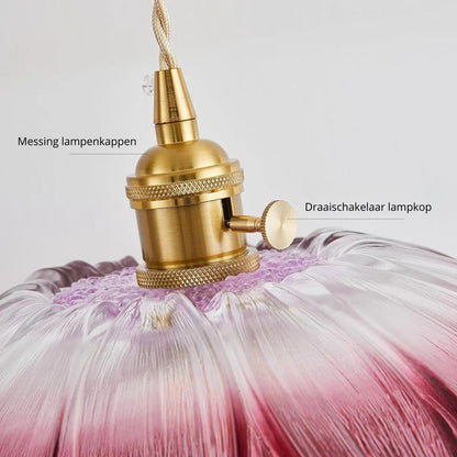 Fluted Glass Drop Ceiling Fixture 11 in Burgundy Shade Gold Hardware E27 Socket for Kitchen Island Entryway Ambient Overhead Illumination