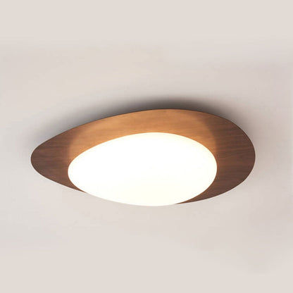 Low-Profile LED Ceiling Fixture with Remote Dimming & Three Color Modes for Bedrooms Hallways Kitchens | Modern Iron Acrylic Overhead Lighti