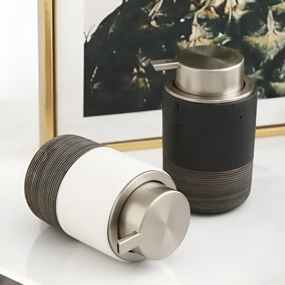 Matelle – Dispensador de jabón de cerámica minimalista