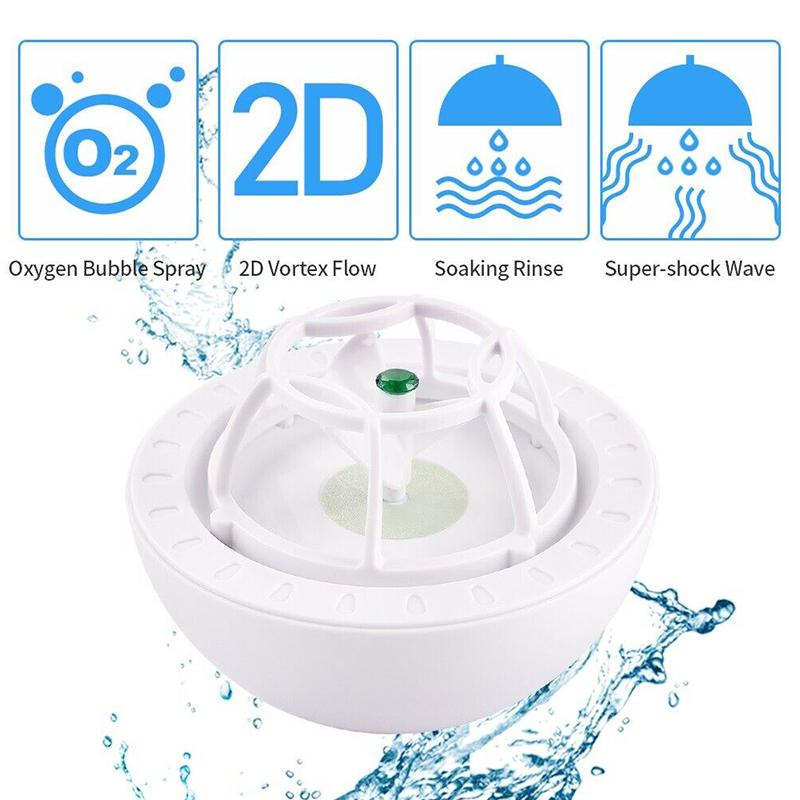Compact USB-Powered Ultrasonic Cleaning Device for Dishes Glasses Jewelry & Produce 10W 5V Travel-Friendly Bowl Scrubber