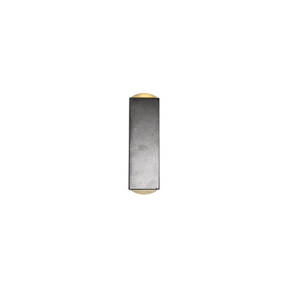 Outdoor LED Sconce Rectangular Aluminum Hardwired 7 in Black for Patio Fence Entryway Modern Exterior Fixture 10W 12W Integrated Bulb Weathe