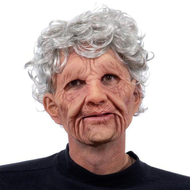 Full Face Character Mask for Adults – Natural Latex Costume Headpiece for Halloween, Theater & Cosplay Events