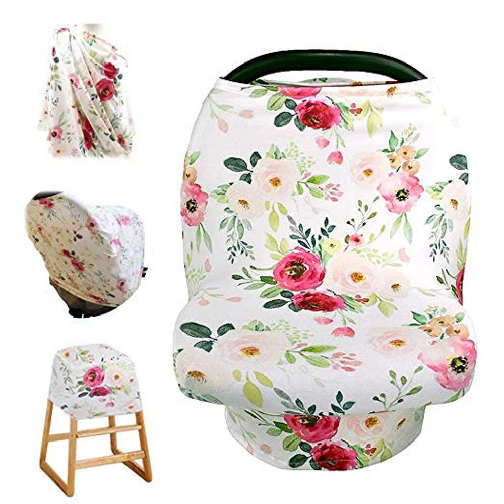 Stretchy Multi-Use Nursing Cover for Breastfeeding Privacy & Infant Car Seat Canopy