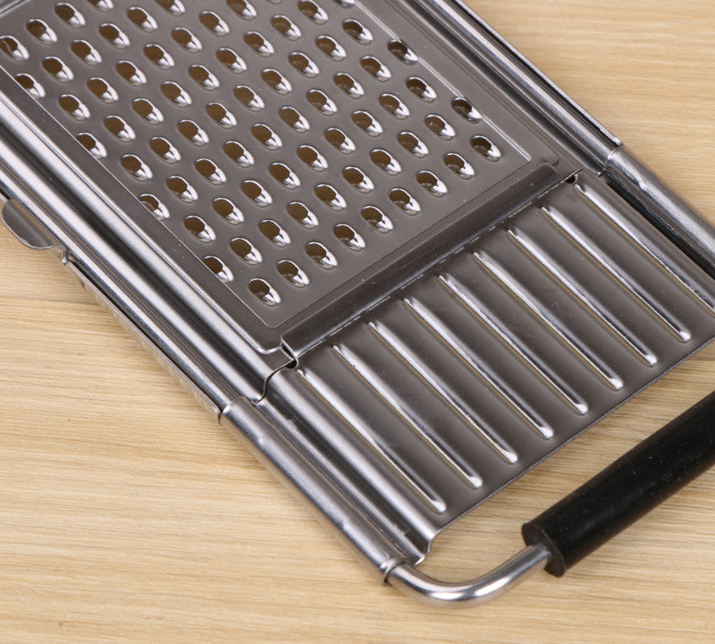 Handheld Vegetable Grater Stainless Steel 4-Piece Kitchen Slicer Set for Cheese Carrots Potatoes Zucchini Prep Tool for Home Cooking