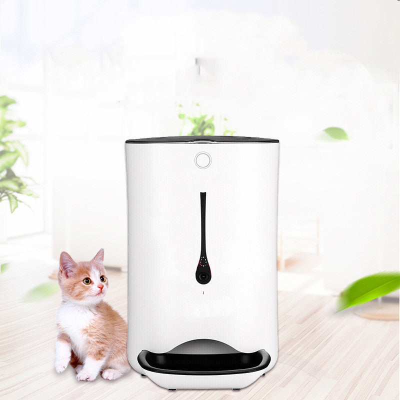 Comedero Inteligente para Mascotas | Comedero Automático con Capacidad de 6L y Videovigilancia | Ideal para Perros y Gatos