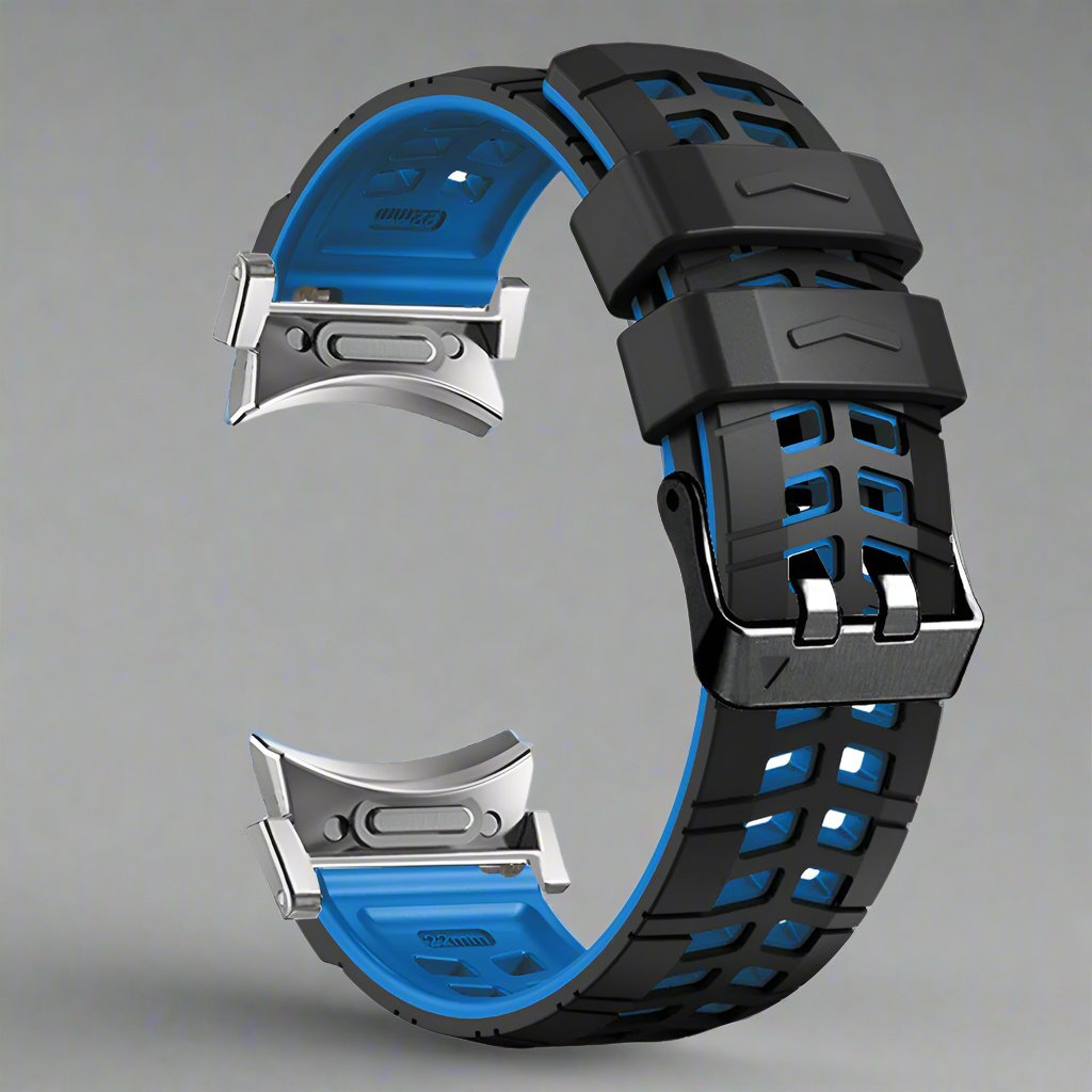 Flexible Silicone Galaxy Watch Ultra Band – Sport Strap for 47mm Ultra, Ultra 2 & 2025 Models – Adjustable Buckle Replacement Wristband