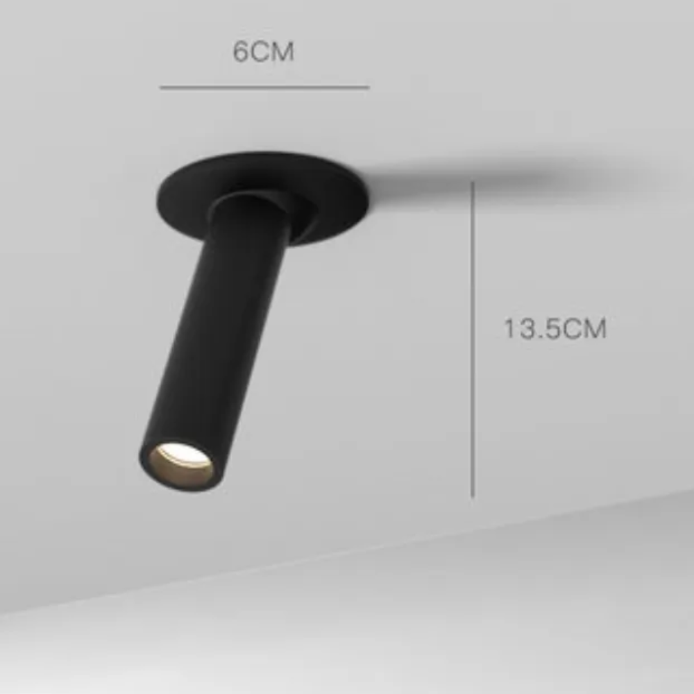 Lámpara colgante de interior minimalista | Estilo riel de aluminio direccional con haz ajustable para espacios contemporáneos