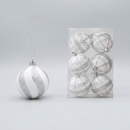 FLAKEORN – Christmas Table Baubles Set for Elegant Holiday Decor