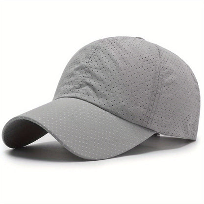Breathable Mesh Baseball Cap with UV Protection for Outdoor Sports, Hiking, Running & Cycling | Lightweight Fast-Drying Summer Hat for