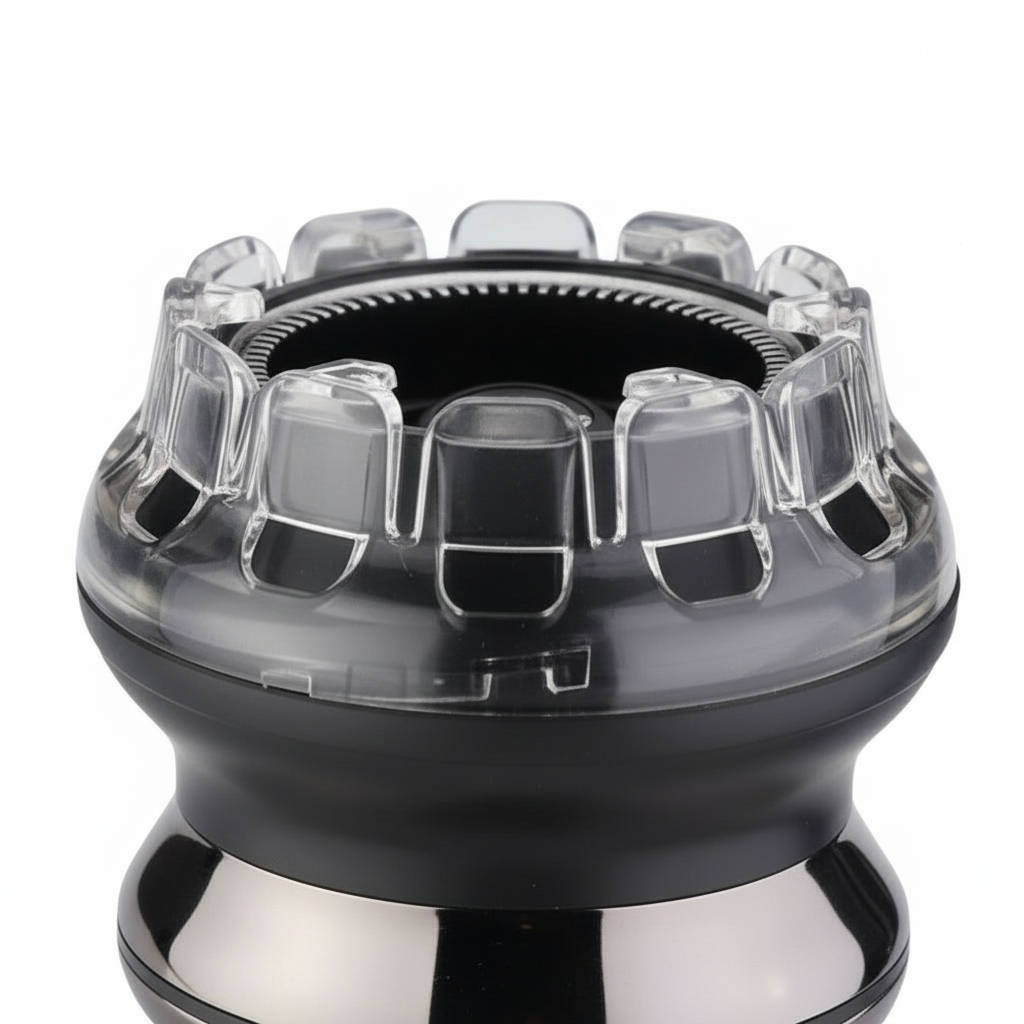 Wireless Electric Shaver Pivoting Head USB Rechargeable Men's Face & Scalp Grooming Kit Detailing Tool for Mustache Edges Nape
