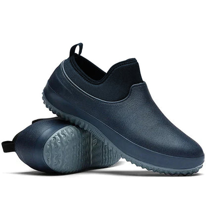 Slip-On Steel Toe Work Boots for Men & Women – Waterproof Non-Slip Safety Shoes for Warehouse, Construction & Outdoor Jobs