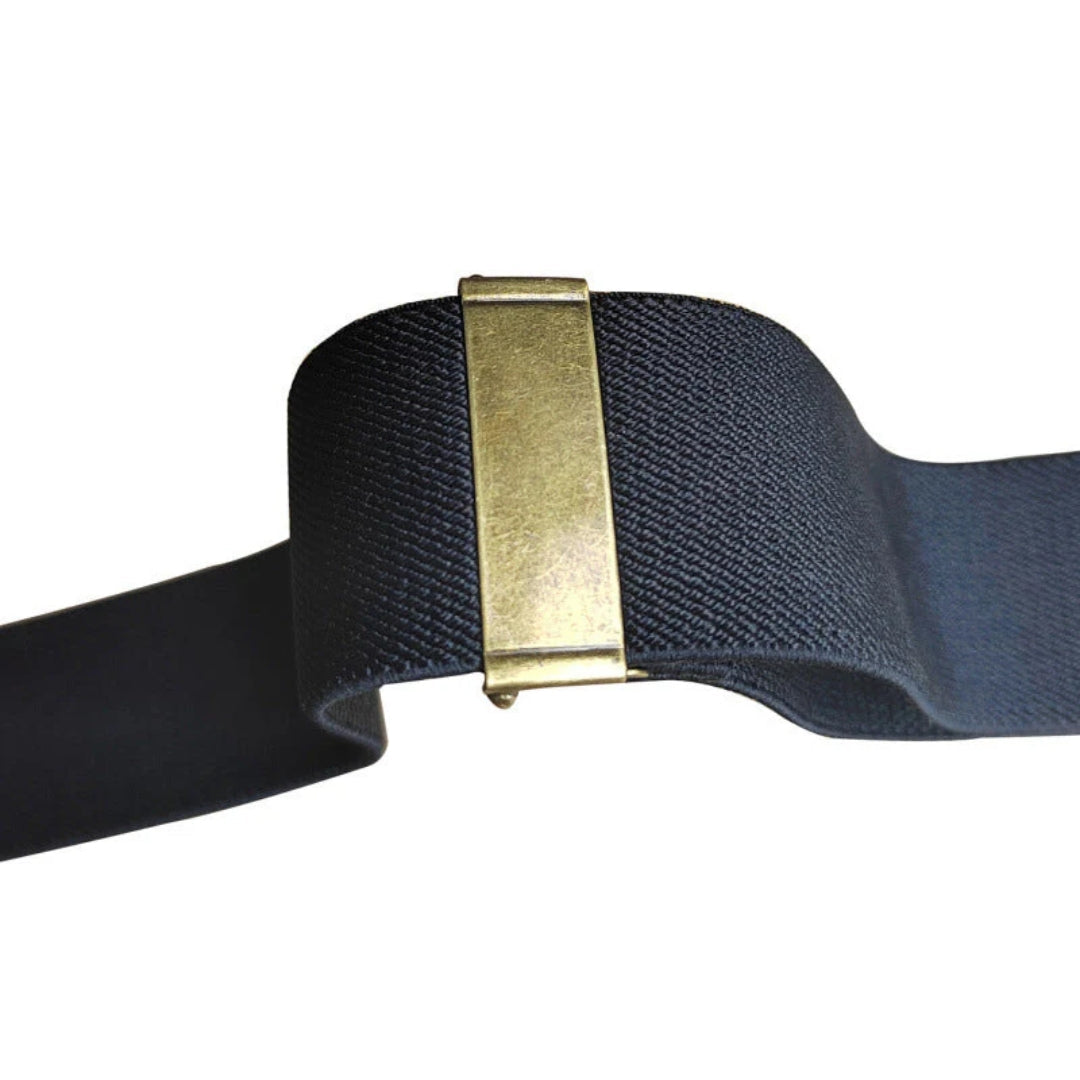 Adjustable X-Back Suspenders with Metal Clips for Men – Elastic Dress Braces for Formal & Casual Wear
