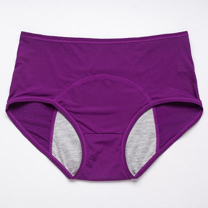 High-Waisted Leak-Proof Period Underwear for Women – Absorbent Incontinence Protection with Odor Control – Washable Reusable Design for Heav