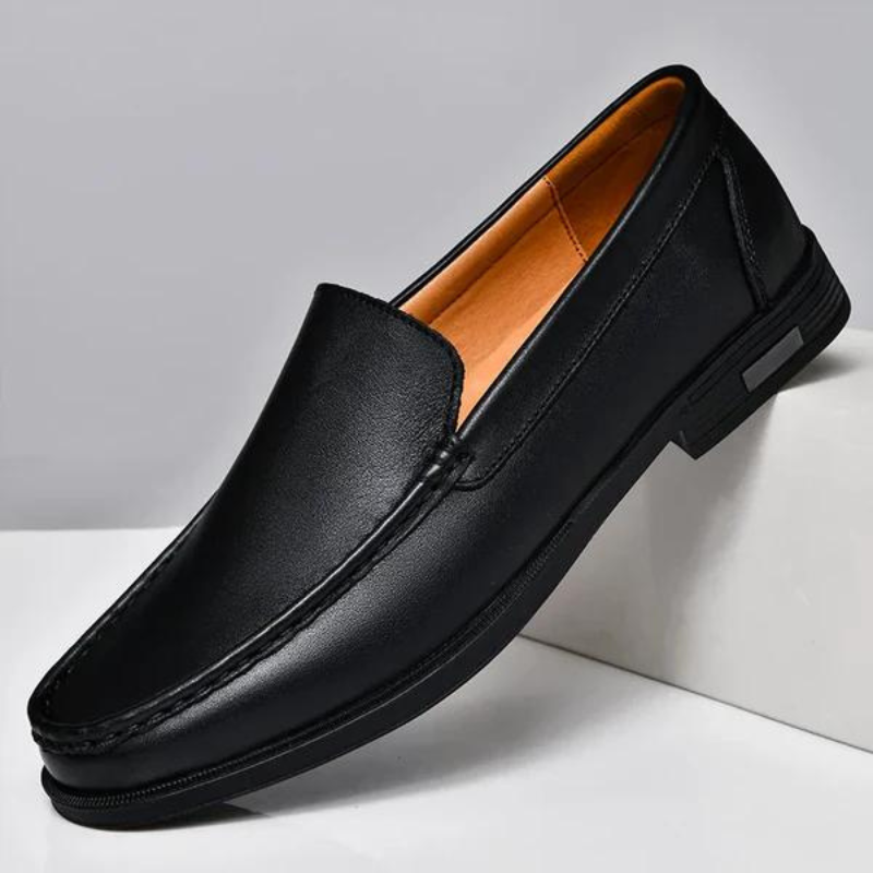 Mocasines de piel auténtica para hombre, zapatos de vestir sin cordones para negocios, eventos informales, bodas, oficina y ocasiones formales, estilo italiano clásico hechos a mano