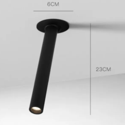Lámpara colgante de interior minimalista | Estilo riel de aluminio direccional con haz ajustable para espacios contemporáneos