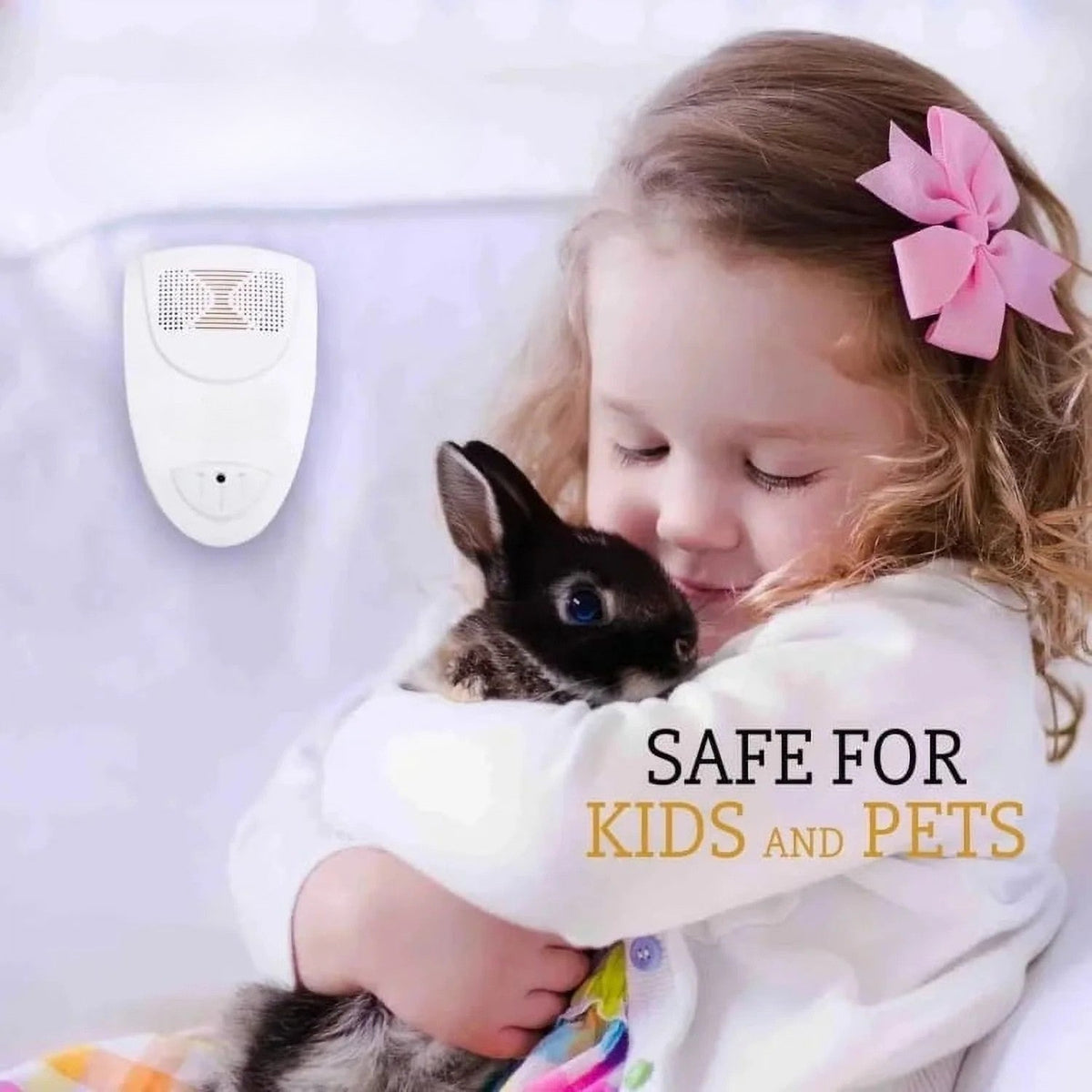 Electronic Pest Control Device for Bedrooms Plug-In Mosquito and Insect Deterrent Silent Operation Chemical-Free Solution for Homes and Apar