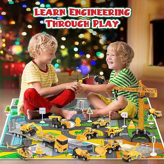 BUILDERCOUNT – Construction Vehicle Advent Calendar for Daily Discovery