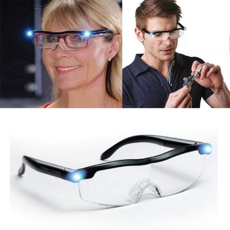 Magnifying Glasses for Reading with LED Light, Rechargeable LED Magnifying Glasses, Craft Magnifying Glass