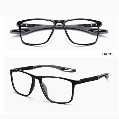 Titanium Multi-Focus Reading Eyewear with Screen Protection for Men & Women Over 40 | Featherweight Rectangular Frame