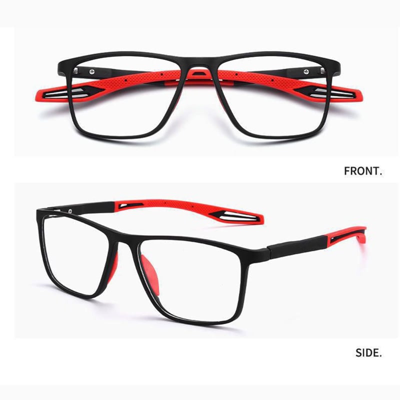 Titanium Multi-Focus Reading Eyewear with Screen Protection for Men & Women Over 40 | Featherweight Rectangular Frame