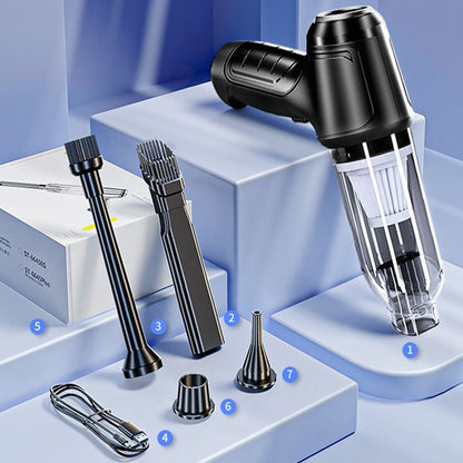 Cordless Handheld Vacuum Cleaner for Car & Home with Blower Function | Rechargeable Wet Dry Vac