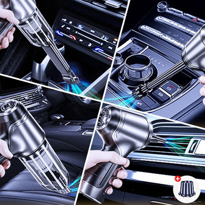 Cordless Handheld Vacuum Cleaner for Car & Home with Blower Function | Rechargeable Wet Dry Vac