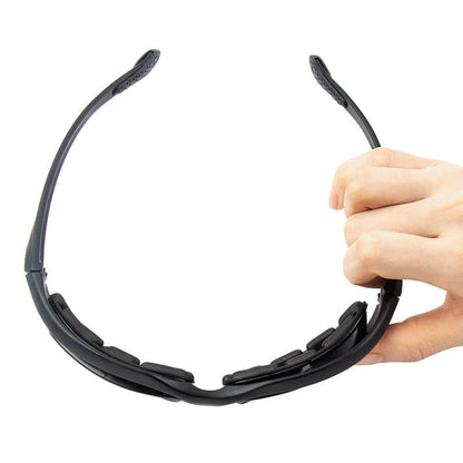 Gafas de sol polarizadas para motociclismo, gafas envolventes con protección UV400 y lentes de espejo, gafas duraderas con estuche