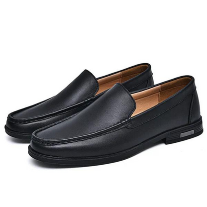 Mocasines de piel auténtica para hombre, zapatos de vestir sin cordones para negocios, eventos informales, bodas, oficina y ocasiones formales, estilo italiano clásico hechos a mano