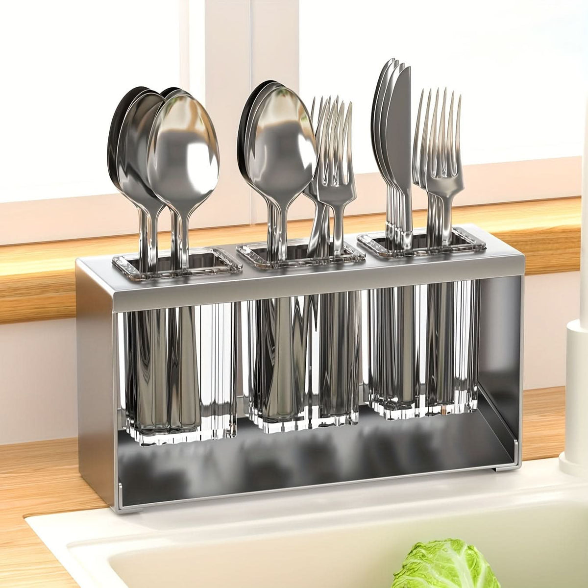 CHOPFLOW – Kitchen Chopstick Holder Water Drain Design