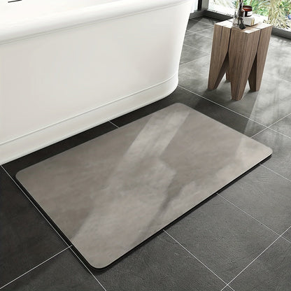 Ultra-Absorbent Diatomaceous Earth Bath Mat – Non-Slip, Quick-Dry Bathroom Floor Mat for Safety & Hygiene