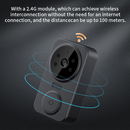 HD Camera Wireless Doorbell with 4.3 Inch Indoor Display