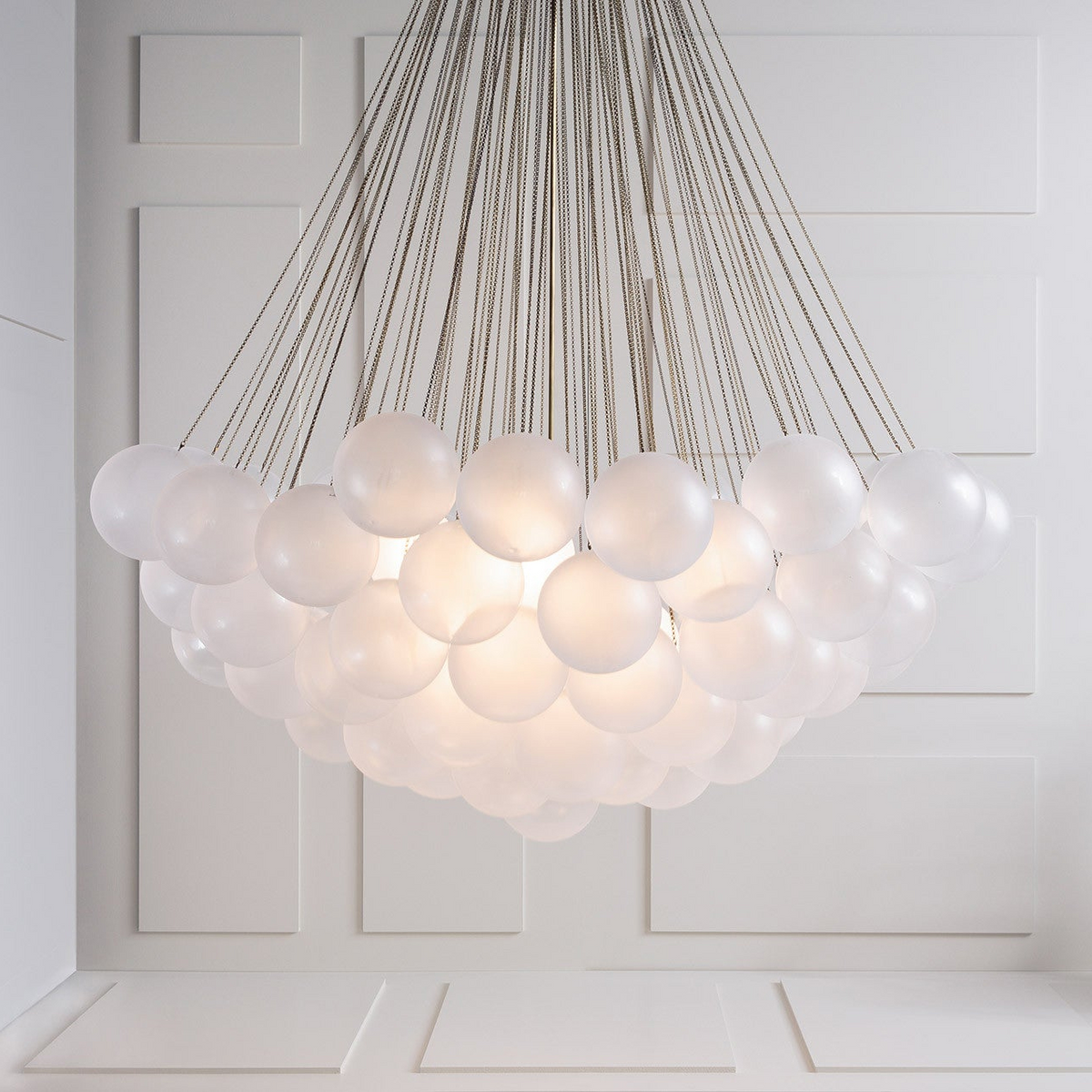 Bubble Pendant Light Multi-Globe Adjustable Ceiling Fixture Gold Black Chrome for Dining Room Living Room Foyer 19-73 Lights