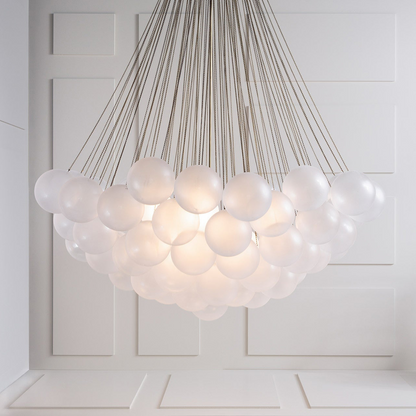 Bubble Pendant Light Multi-Globe Adjustable Ceiling Fixture Gold Black Chrome for Dining Room Living Room Foyer 19-73 Lights