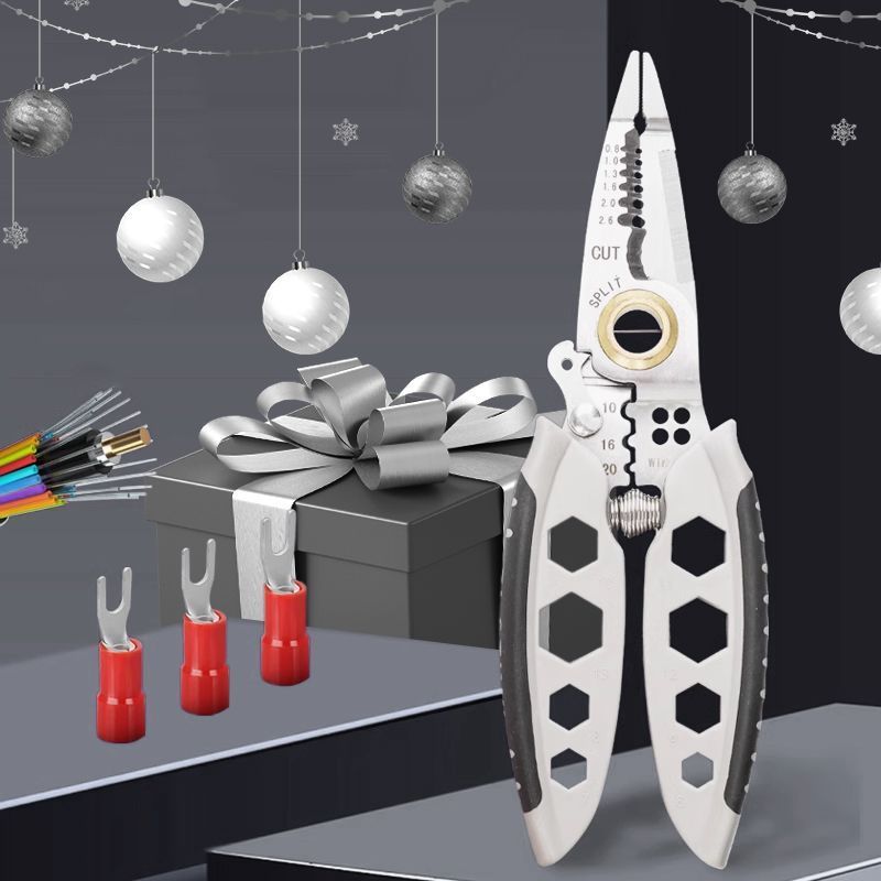 Professional Wire Stripper and Cutter Pliers for Electrical Work, Cable Prep, and Home Projects