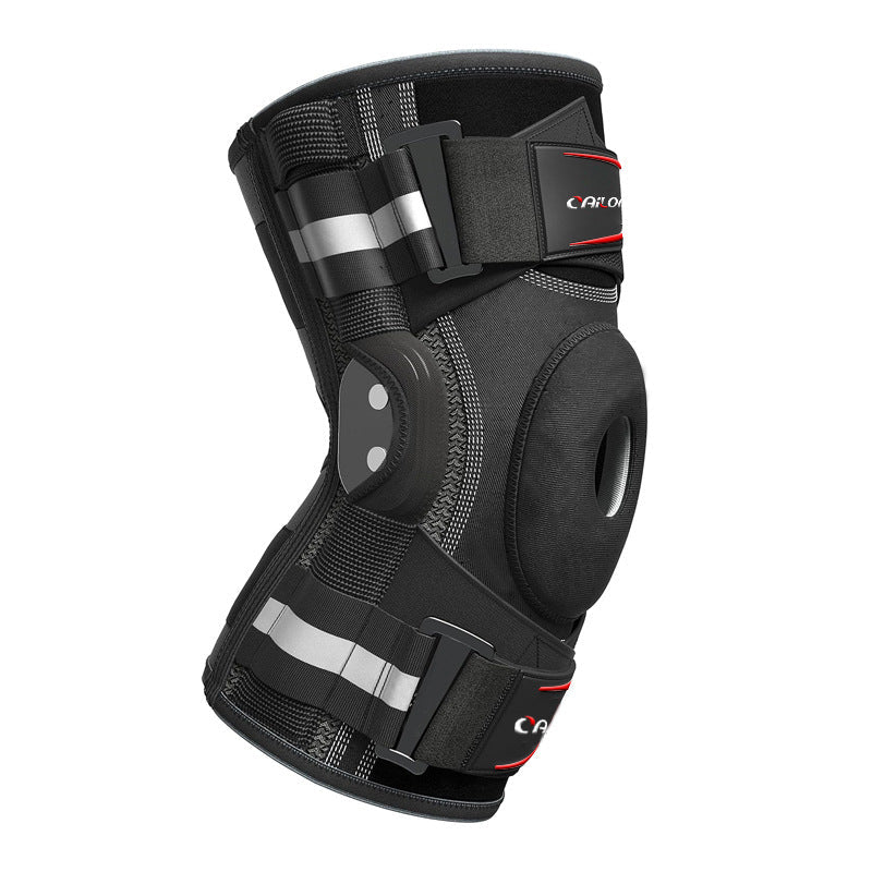 Adjustable Hinged Knee Brace with Open Patella Design for Joint Support & Stability