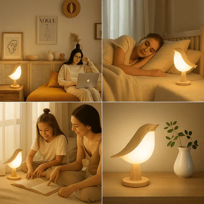Serenwing – Lámpara de noche con toque escultural y aromaterapia