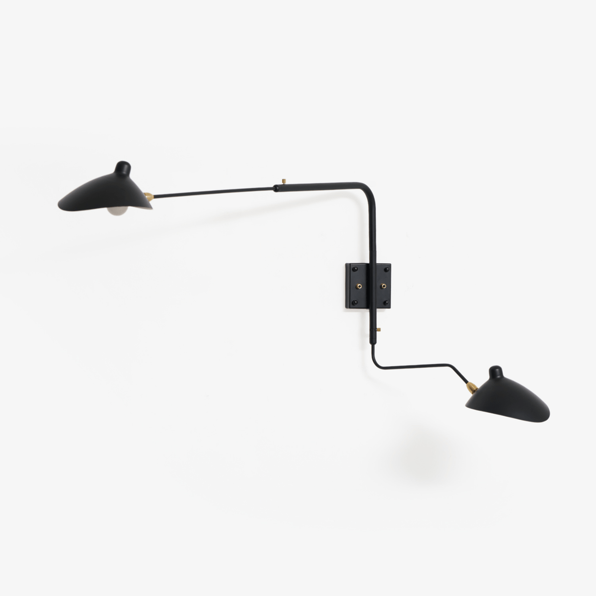 Articulating Wall Lamp with Extending Arm 47-55 Inches Aluminum LED Fixture for Bedroom Reading Nook Living Room Hallway Accent Lighting Ind