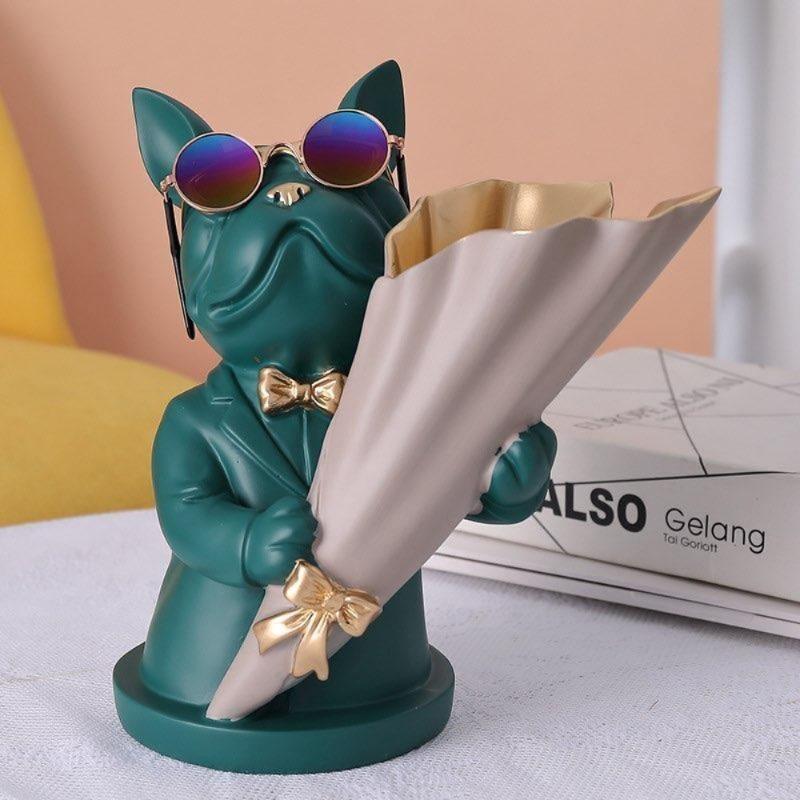 Frenchie Bulldog Woof Vase