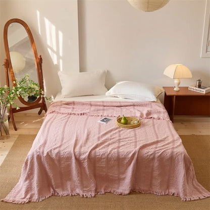 WEAVEBELLE – Waffle Blanket for Refined Home Comfort