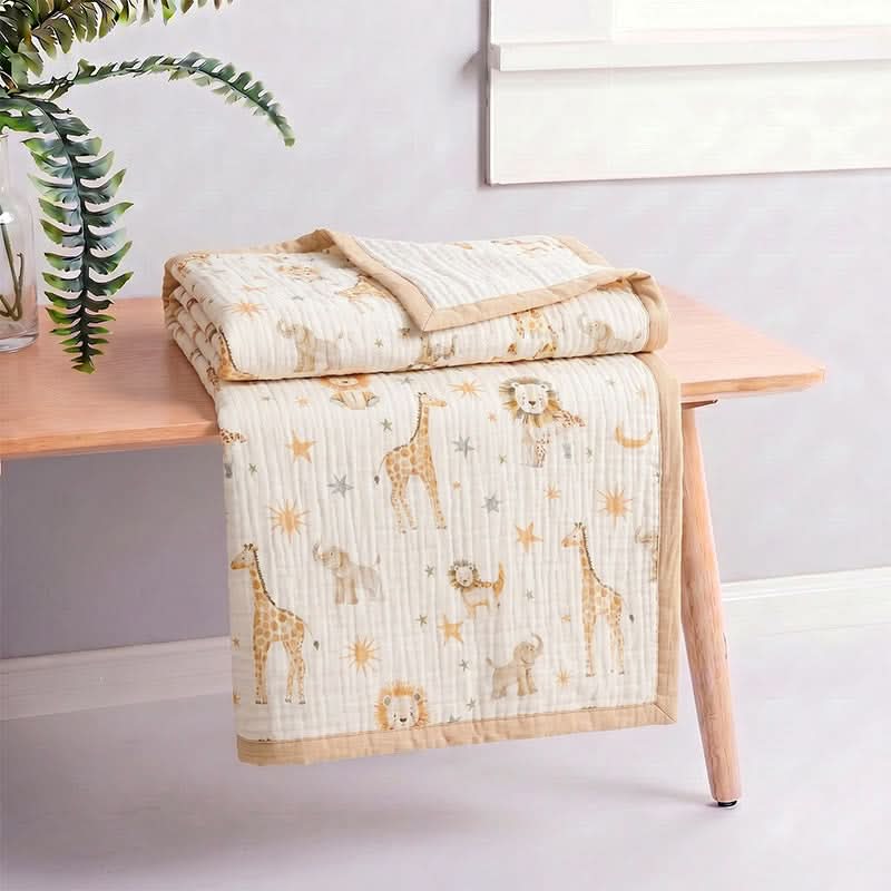 WILDNEST – Animal Kingdom Blanket for Cozy Comfort