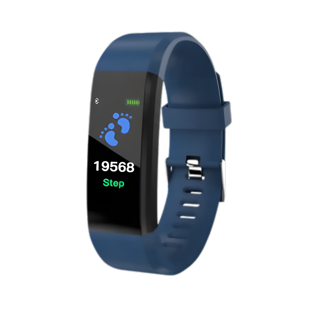 Reloj de seguimiento de salud con monitor de frecuencia cardíaca y presión arterial para adultos mayores | Pantalla LED de fácil lectura | Rastreador de ejercicios recargable por USB