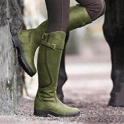 Insulated Knee-High Snow Boots for Women – Waterproof, Non-Slip Winter Footwear for Cold Weather Outdoor Activities & Everyday Wear