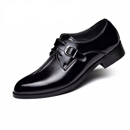 Men's Classic Dress Oxford Shoes – Formal Lace-Up Leather Derby for Office, Weddings & Business – Waterproof & Scratch-Resistant